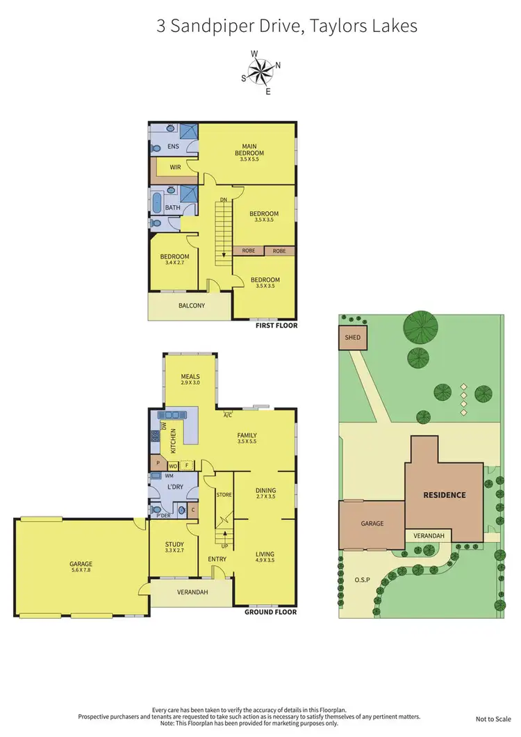 Floorplan of Homely house listing, 3 Sandpiper Drive, Taylors Lakes VIC 3038