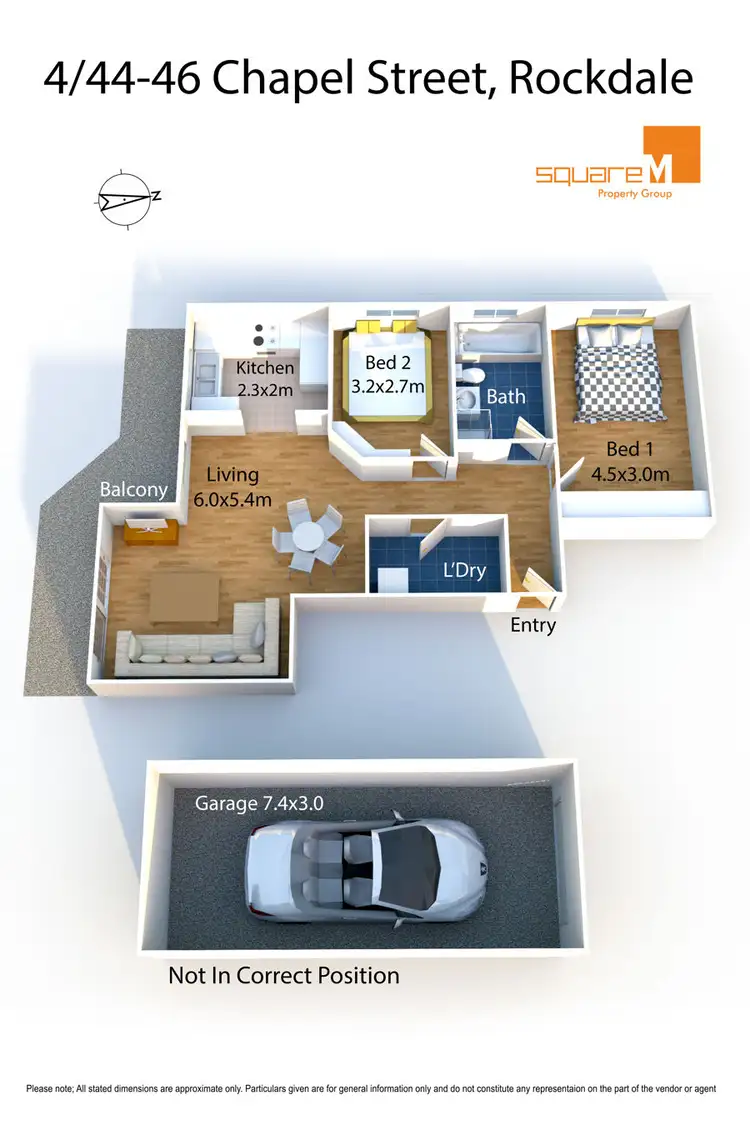 Floorplan of Homely unit listing, 4/44-46 Chapel Street, Rockdale NSW 2216