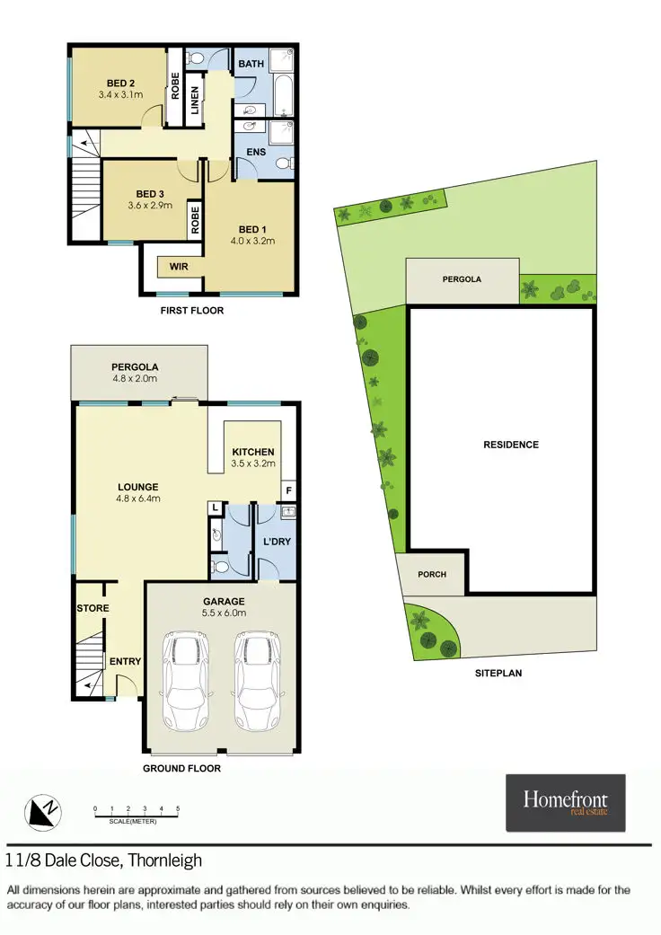 Floorplan of Homely townhouse listing, 11/ 8 Dale Close, Thornleigh NSW 2120