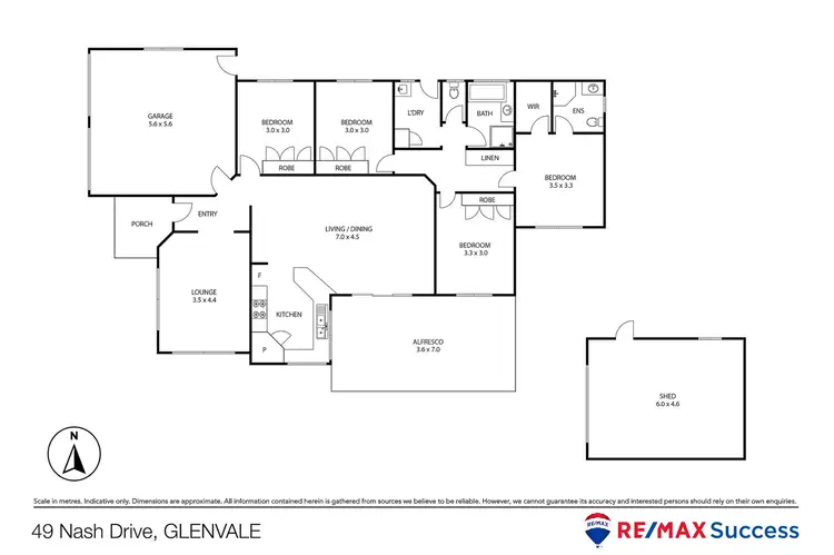 Floorplan of Homely house listing, 49 Nash Drive, Glenvale QLD 4350