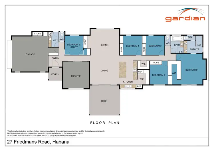 Floorplan of Homely house listing, 27 Friedmans Road, Habana QLD 4740