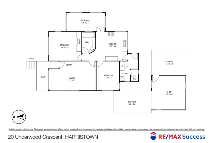 Floorplan of Homely house listing, 20 Underwood Crescent, Harristown QLD 4350