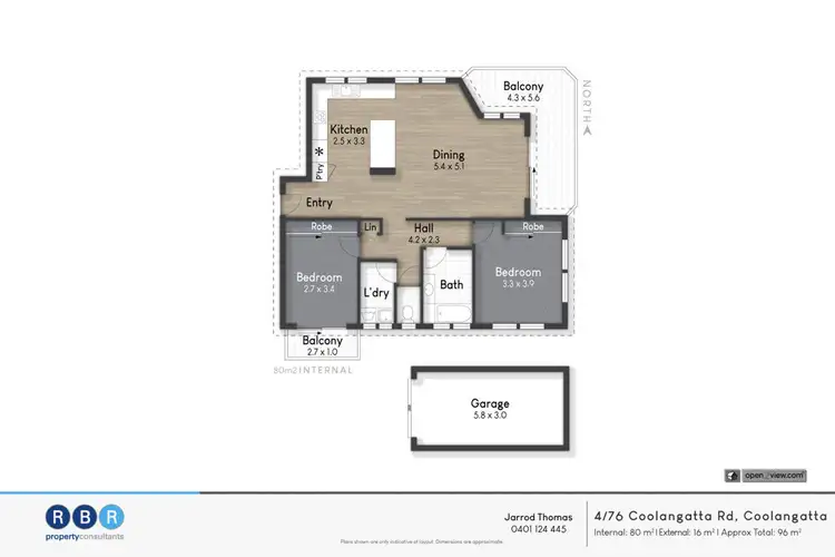 Floorplan of Homely unit listing, 4/76 Coolangatta Road, Coolangatta QLD 4225