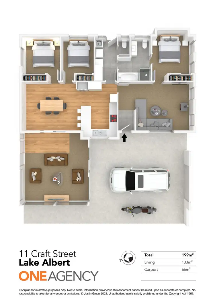 Floorplan of Homely house listing, 11 CRAFT STREET, Lake Albert NSW 2650
