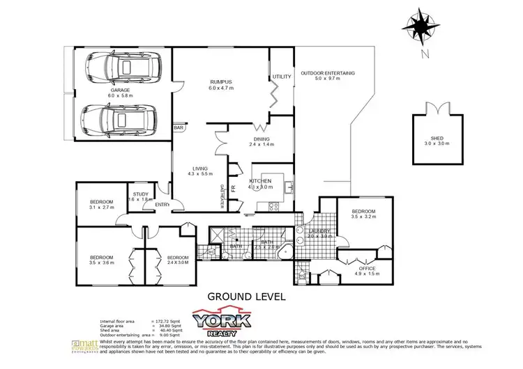 Floorplan of Homely house listing, 3 Bow Court, Darling Heights QLD 4350