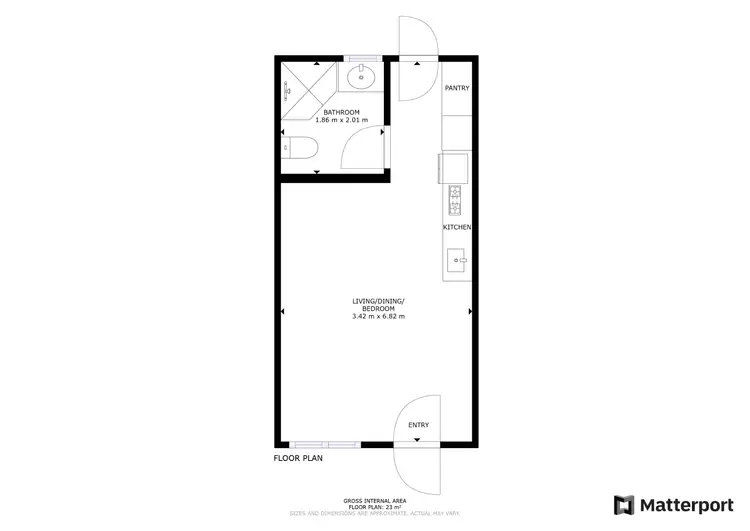 Floorplan of Homely apartment listing, 8/21-23 Twenty-Second Avenue, Sawtell NSW 2452