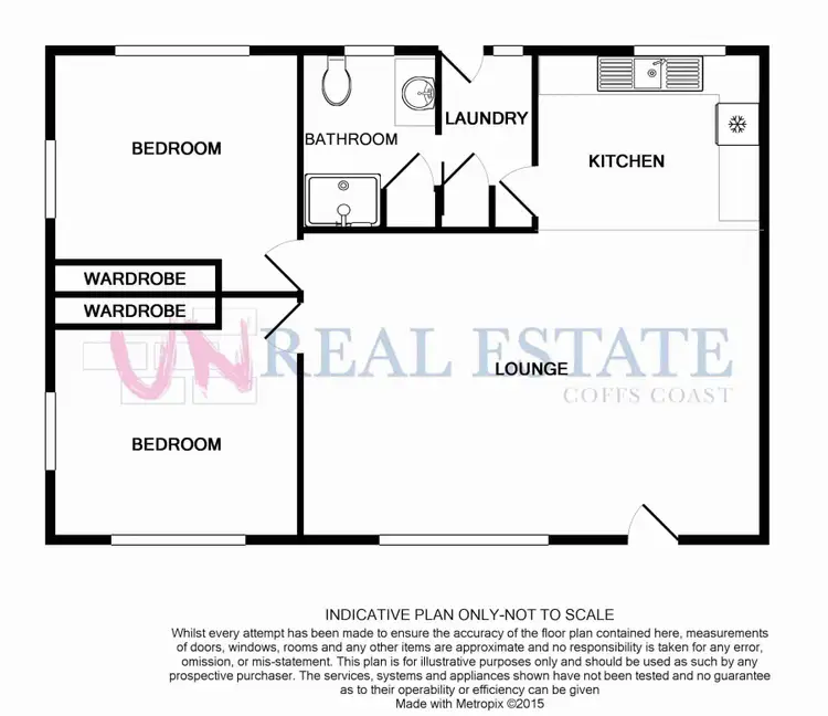 Floorplan of Homely unit listing, 1/26 Prince Street, Coffs Harbour NSW 2450