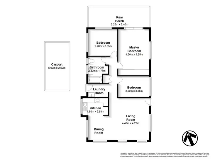 Floorplan of Homely house listing, 8 McGahey Street, Rothwell QLD 4022