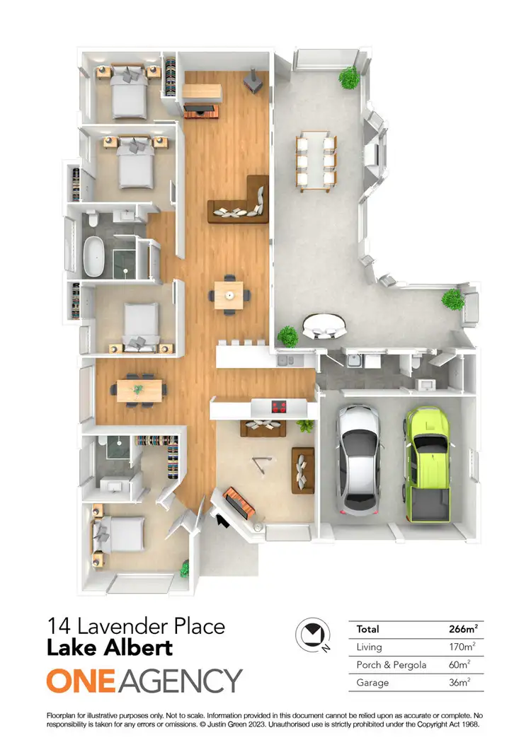 Floorplan of Homely house listing, 14 LAVENDER PLACE, Lake Albert NSW 2650