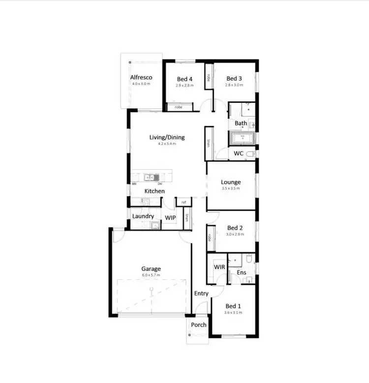 Floorplan of Homely house listing, Address available on request