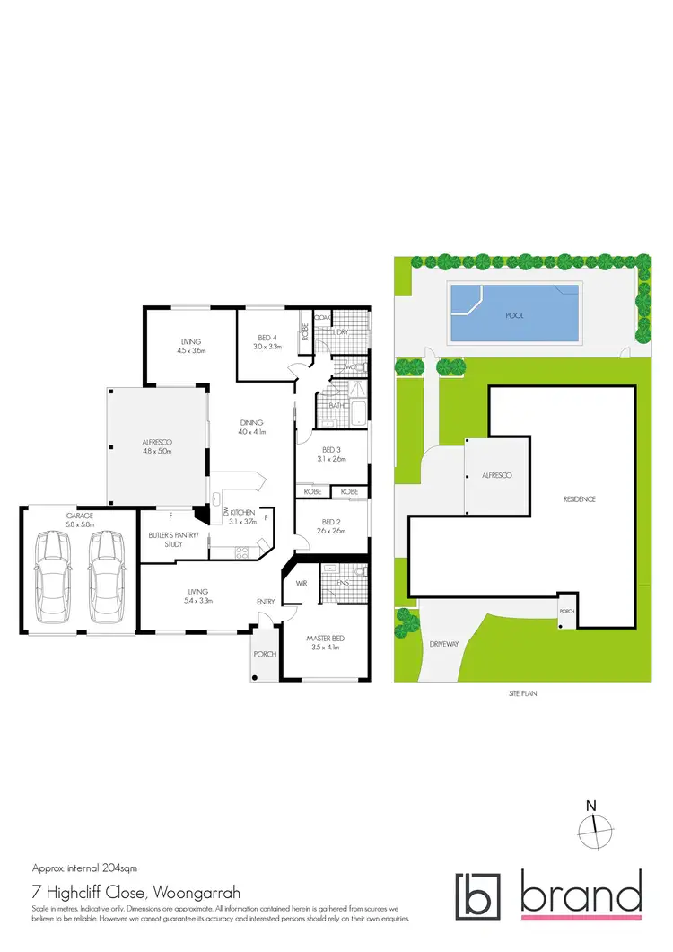 Floorplan of Homely house listing, 7 Highcliff Close, Woongarrah NSW 2259
