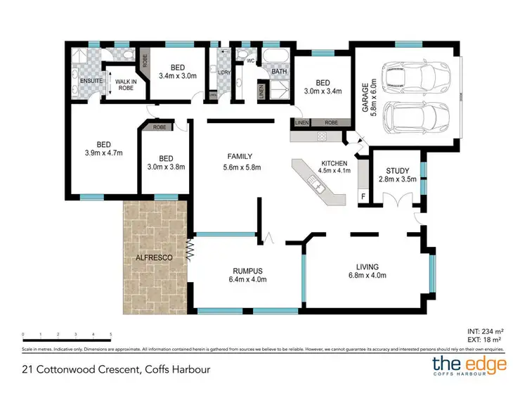Floorplan of Homely house listing, 21 Cottonwood Crescent, Coffs Harbour NSW 2450