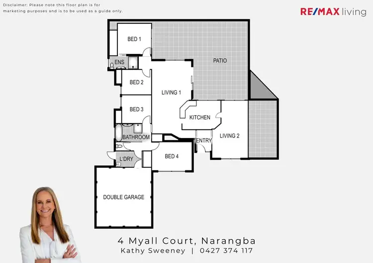 Floorplan of Homely house listing, 4 Myall Court, Narangba QLD 4504