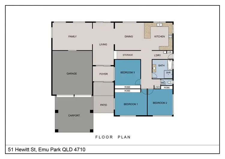 Floorplan of Homely house listing, 51 Hewitt Street, Emu Park QLD 4710