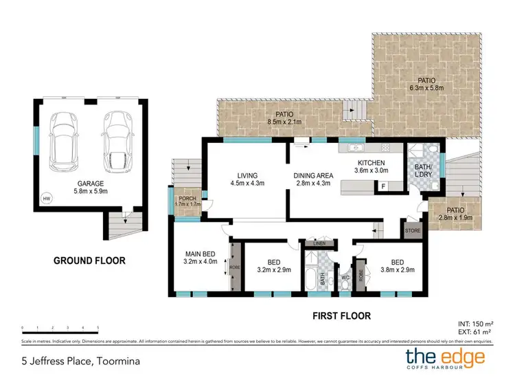 Floorplan of Homely house listing, 5 Jeffress Place, Toormina NSW 2452