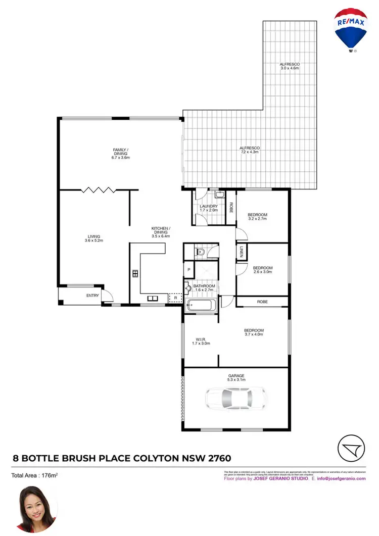 Floorplan of Homely house listing, 8 BOTTLE BRUSH PLACE, Colyton NSW 2760