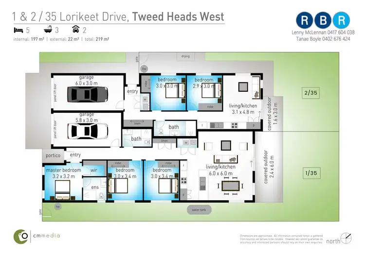 Floorplan of Homely house listing, 35 Lorikeet Drive, Tweed Heads South NSW 2486