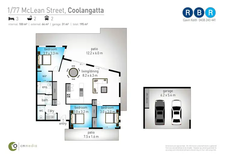 Floorplan of Homely apartment listing, 1/77 McLean Street, Coolangatta QLD 4225