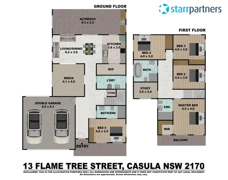 Floorplan of Homely house listing, 13 Flame Tree Street, Casula NSW 2170
