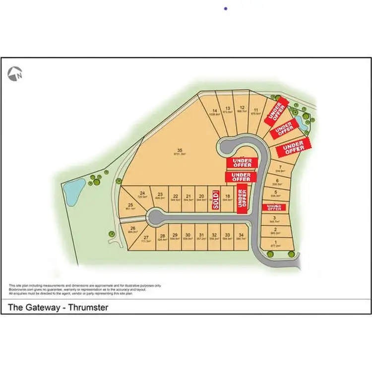 Floorplan of Homely land listing, The Gateway 556 John Oxley Drive, Port Macquarie NSW 2444