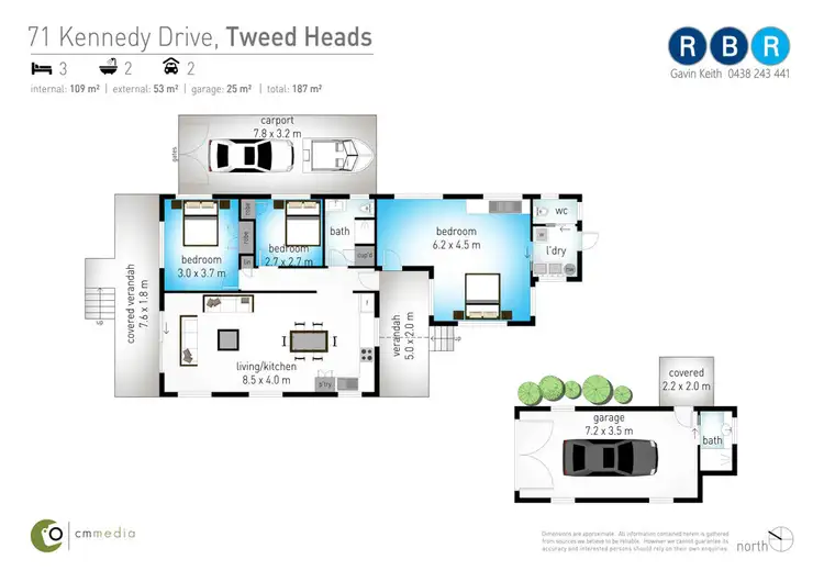 Floorplan of Homely house listing, 71 Kennedy Drive, Tweed Heads NSW 2485