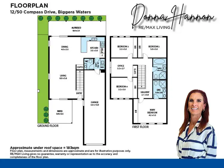 Floorplan of Homely townhouse listing, 12/50 Compass Drive, Biggera Waters QLD 4216