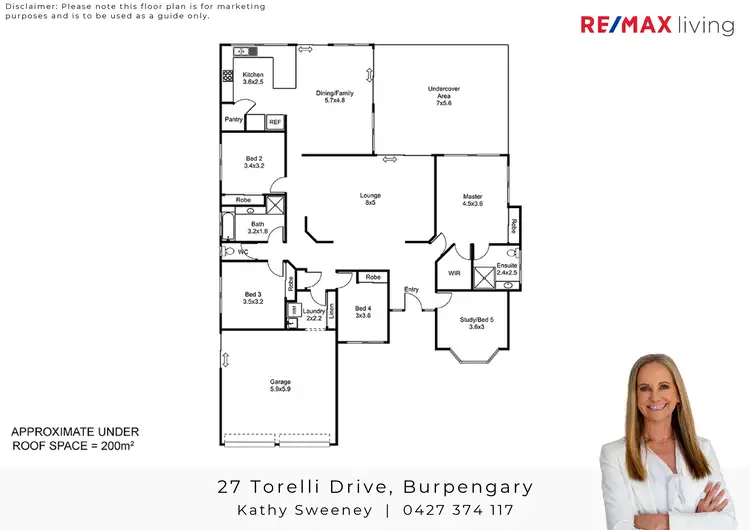 Floorplan of Homely house listing, 27 Torelli Drive, Burpengary QLD 4505