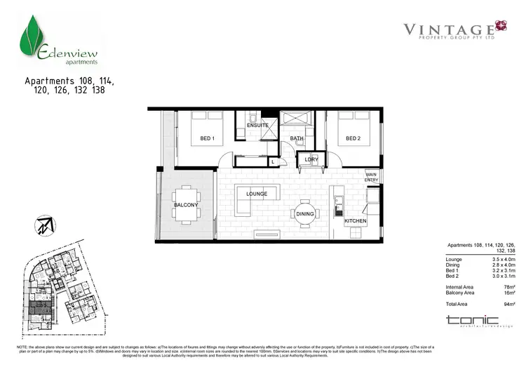 Floorplan of Homely apartment listing, Unit 138/23 Robinson Place, Kelvin Grove QLD 4059