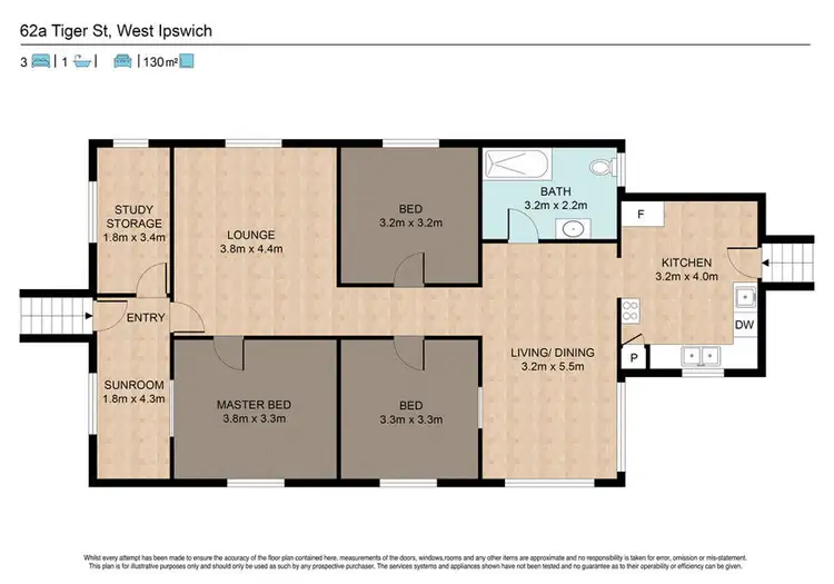 Floorplan of Homely house listing, 62A Tiger Street, West Ipswich QLD 4305