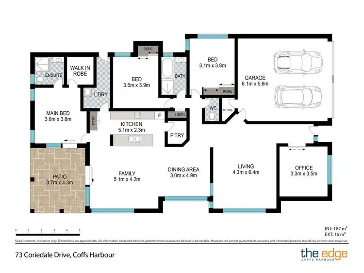 Floorplan of Homely house listing, 73 Coriedale Drive, Coffs Harbour NSW 2450