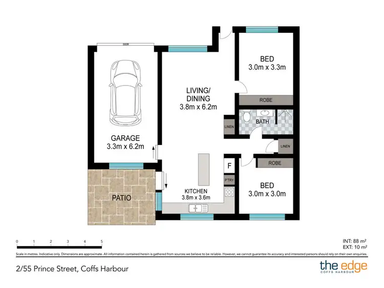 Floorplan of Homely villa listing, 2/55 Prince Street, Coffs Harbour NSW 2450