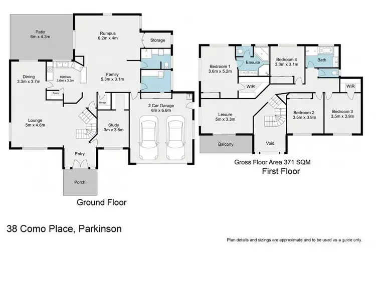 Floorplan of Homely house listing, 38 COMO PLACE, Parkinson QLD 4115