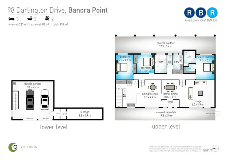 Floorplan of Homely house listing, 98 Darlington Drive, Banora Point NSW 2486