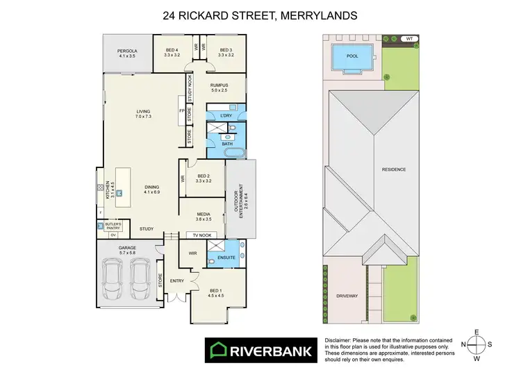Floorplan of Homely house listing, 24 Rickard Street, Merrylands NSW 2160