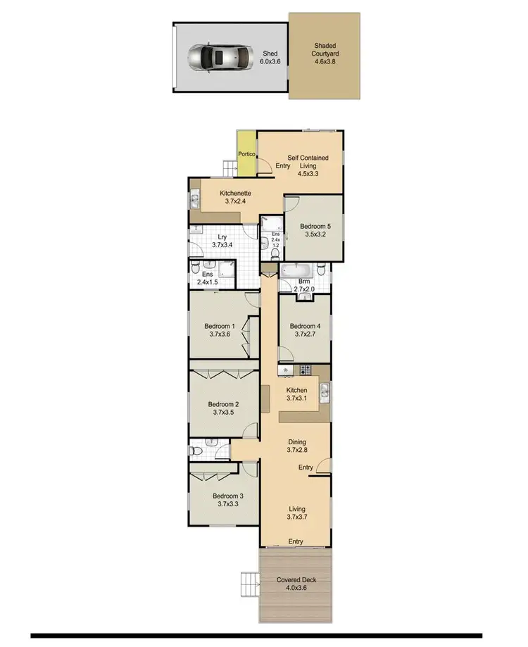 Floorplan of Homely house listing, 7 Humpybong Esplanade, Redcliffe QLD 4020