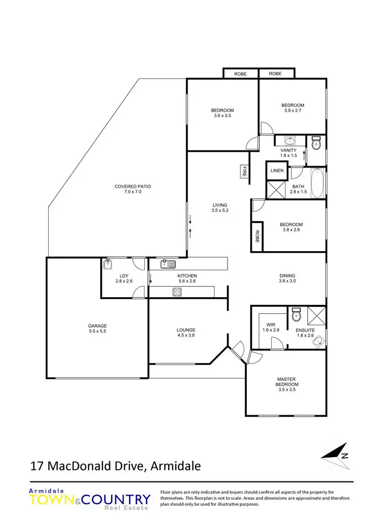 Floorplan of Homely house listing, 17 MacDonald Drive, Armidale NSW 2350