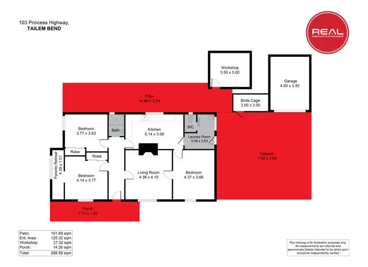 Floorplan of Homely house listing, 103 Princes Highway, Tailem Bend SA 5260