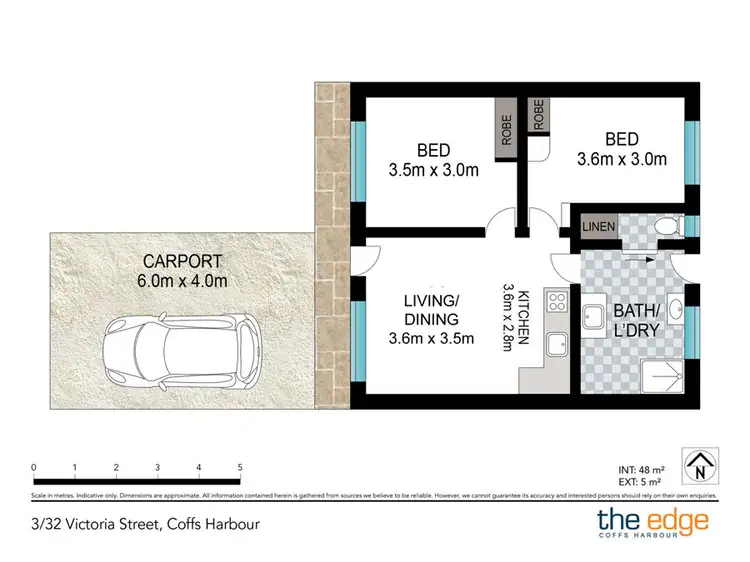 Floorplan of Homely unit listing, 3/32 Victoria Street, Coffs Harbour NSW 2450