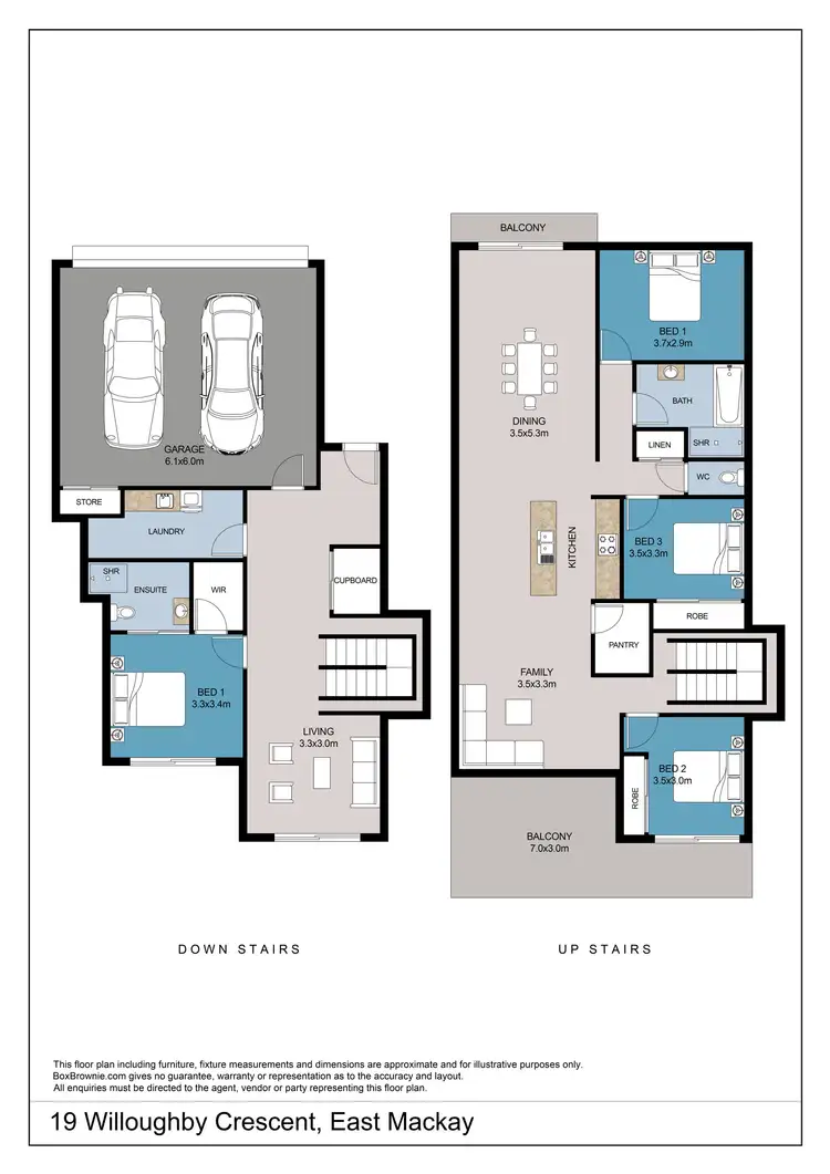 Floorplan of Homely unit listing, 3/19 Willoughby Crescent, East Mackay QLD 4740