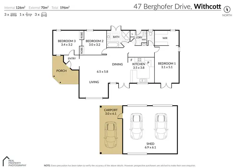 Floorplan of Homely house listing, 47 Berghofer Drive, Withcott QLD 4352