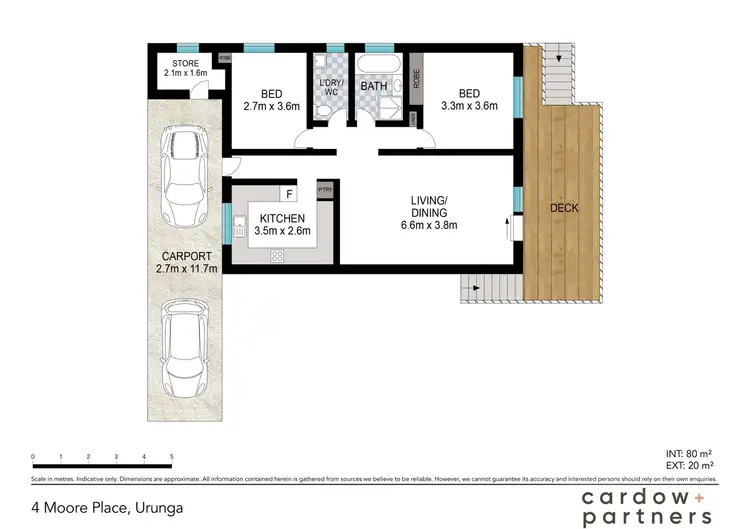 Floorplan of Homely house listing, 4 Moore Place, Urunga NSW 2455