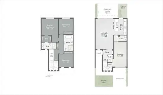 Floorplan of Homely townhouse listing, 37/2 Bourton Road, Merrimac QLD 4226