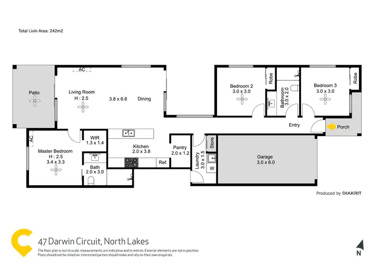 Floorplan of Homely house listing, 47 Darwin Circuit, North Lakes QLD 4509