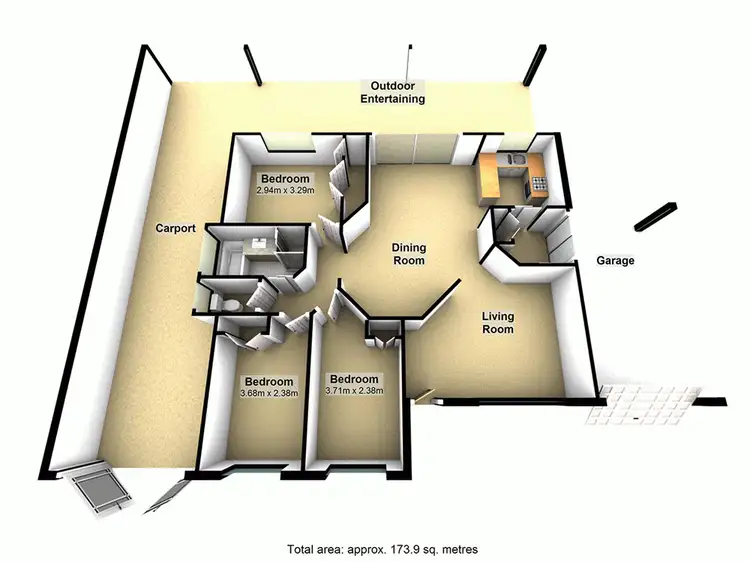 Floorplan of Homely house listing, 124 First Avenue, Marsden QLD 4132