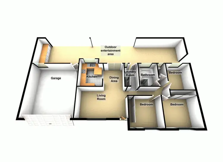 Floorplan of Homely house listing, 5 Poplar Place, Kallangur QLD 4503