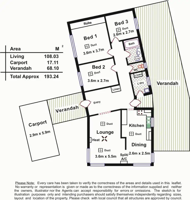 Floorplan of Homely house listing, 27 Brahma Drive, Brahma Lodge SA 5109