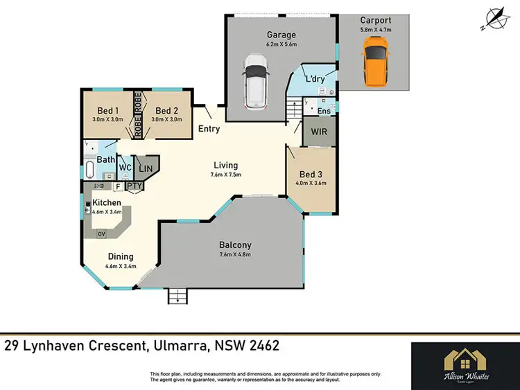 Floorplan of Homely house listing, 29 Lynhaven Crescent, Ulmarra NSW 2462