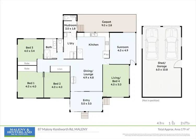 Floorplan of Homely rural property listing, 87 Maleny Kenilworth Road, Maleny QLD 4552