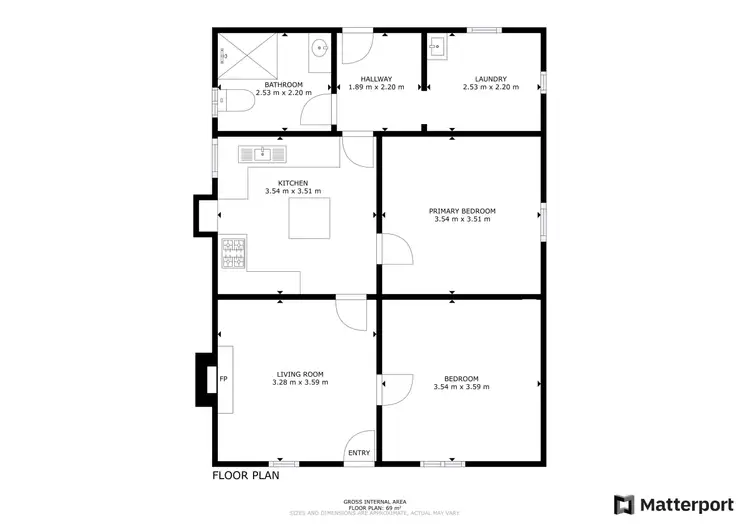 Floorplan of Homely house listing, 343 Hodgkins St, Deniliquin NSW 2710