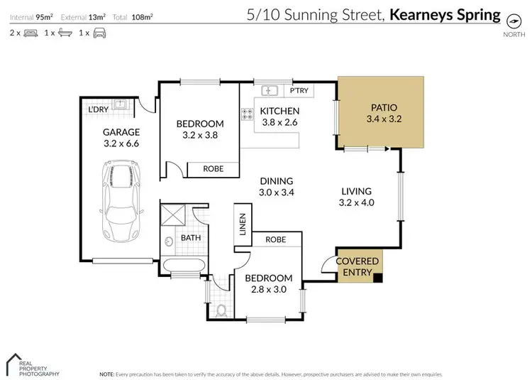 Floorplan of Homely unit listing, 5/10 Sunning Street, Kearneys Spring QLD 4350